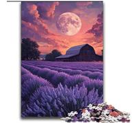 2000 Piece Jigsaw Puzzles for Teenagers Lavender Garden,Educational Games Home Decoration Suitable for Desktop Decoration 70X100CM