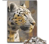 2000 Piece Jigsaw Puzzles for Teenagers Leopard Art Challenging To Complete But Fun And Humorous with Matching Poster And Trivia Sheet 70x100cm