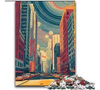 2000 Piece Jigsaw Puzzles for Teenagers New York Cityscape Family Fun Fun at Home Activities, Birthday Present,Travel Gifts, for And 14 Years Old 70x100cm