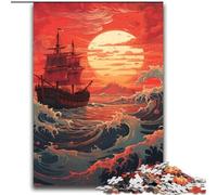 2000 Piece Jigsaw Puzzles for Teenagers Old Ship in The Ocean Decompressing Intellectual Educational Toy Secret Santa Gifts 70x100cm