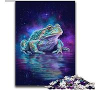 2000 Piece Jigsaw Puzzles for Teenagers Psychedelic Frog,Family Entertainment Toys with Matching Poster And Trivia Sheet 70X100CM
