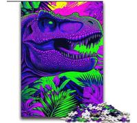 2000 Piece Jigsaw Puzzles for Teenagers Psychedelic Tyrannosaurus Rex Challenging Game Toys Deal As Gifts for The Whole Family for Ages 14+ 70x100cm