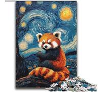 2000 Piece Jigsaw Puzzles for Teenagers Raccoon Under The Night Sky Challenging Game Toys Deal As Gifts for The Whole Family for Ages 14+ 70x100cm