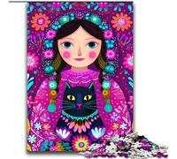 2000 Piece Jigsaw Puzzles for Teenagers Russian Girl And Pussy Educational Toys Unique Home Decor And Gifts for And Age 14 Years Up 70x100cm