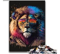 2000 Piece Jigsaw Puzzles for Teenagers The Lion with The Crown Educational Toys Unique Home Decor And Gifts for And Age 14 Years Up 70x100cm