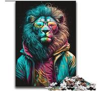 2000 Piece Jigsaw Puzzles for Teenagers The Lion with The Crown Family Fun Fun at Home Activities, Birthday Present,Travel Gifts, for And 14 Years Old 70x100cm