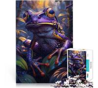 2000 Piece Jigsaw Puzzles for teenagers Tropical Purple frog For Family Fun 70x100cm Unique Birthday and Gifts for Age 14+