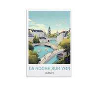2000 Piece Jigsaw Puzzles，La Roche Sur Yon France Challenging Puzzles, Puzzle Game for The Whole for Women, Gifts for Men 100x70cm