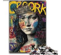 2000 Piece Jigsaw Puzzles Mona Lisa Is Funny Help The Brain Exercise Addictive Toys to Cultivate Patience Perfect Decoration 70x100cm