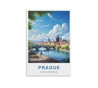 2000 Piece Jigsaw Puzzles，Prague Czech Republic Challenging Puzzles, Puzzle Game for The Whole for Women, Gifts for Men 100x70cm