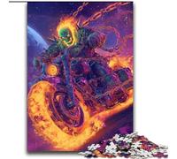 2000 Piece Jigsaw Puzzles Skeleton Motorcycle Challenging Game And Family Play for Is Ideal As A Gift for The Whole Family 70x100cm