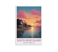 2000 Piece Jigsaw Puzzles South Head Island South Carolina Challenging Game Toys, Impossible Puzzle, Family Decoration Puzzle 70x100cm