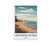 2000 Piece Jigsaw Puzzles，Southend on Sea Essex Posters Challenging Puzzles, Puzzle Game for The Whole for Women, Gifts for Men, 100x70CM