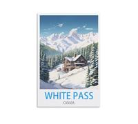 2000 Piece Jigsaw Puzzles,White Pass Canada,Home Decor Birthday Party Gift Toy for Men Women Elders Seniors, 100x70cm