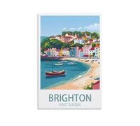 2000 Piece Jigsaws，Brighton East Sussex Posters Jigsaws Puzzles 2000 Pieces Classic Jigsaws Educational Games Toys ， Best Gift for Adults and Kids 100x70cm