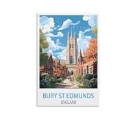 2000 Piece Jigsaws，Bury St Edmunds England Jigsaw Puzzle 2000 Pieces for Adults Kids Teens Large Families Puzzle Game 100x70cm