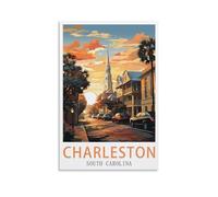 2000 Piece Jigsaws，Charleston South Carolina Posters Puzzle 2000 Pieces, Relaxing and Challenging Gift for Adults, Teens, Seniors 70x100CM