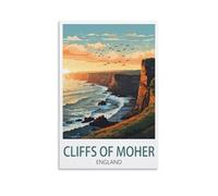 2000 Piece Jigsaws，Cliffs of Moher Ireland Sunset Jigsaws Puzzles 2000 Pieces Teens Kids Jigsaw Entertainment Toys Brain Challenge Puzzle 70x100cm