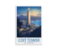 2000 Piece Jigsaws，Coit Tower San Francisco Home Decor Birthday Party Gift Toy for Men Women Elders Seniors 70x100cm