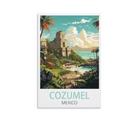 2000 Piece Jigsaws,Cozumel Mexico Posters For Kids And Adults, Personalised Assembling Jigsaw Fun Game 100x70CM