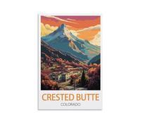2000 Piece Jigsaws，Crested Butte Colorado Jigsaw Puzzle 2000 Pieces for Adults Kids Teens Large Families Puzzle Game 100x70cm