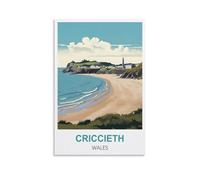 2000 Piece Jigsaws，Criccieth Wales Jigsaws Puzzles 2000 Pieces Classic Jigsaws Educational Games Toys ， Best Gift for Adults and Kids 100x70cm