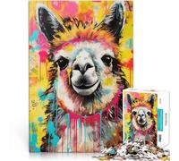 2000 Piece Jigsaws for Adults Alpaca Pop Art Home Decor Spiele Spielzeug Geschenk Tolles Geschenk für Spiele70x100cm