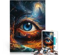 2000 Piece Jigsaws for Adults Eyes Galaxy Made of cardboard Suitable for ages 14 and up Relaxing games Improving love between couples。size：70x100cm/27.5x39.3inch
