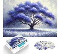 2000 Piece Jigsaws for Adults Purple Cherry Blossom Frozen Heaven Präzisionsschnitt Wunschliste mit dem Weihnachtsmann70x100cm