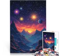 2000 Piece Jigsaws for Adults Puzzle Alien Planet Sunset Analysis and logic 70x100cm Unique Birthday and Gifts for Age 14 Years Up