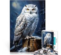 2000 Piece Jigsaws for Adults Puzzle Arctic snowy owl Herausfordernd Schwierig Tolles Geschenk für Spiele70x100cm