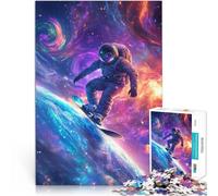 2000 Piece Jigsaws for Adults Puzzle Astronaut Surf in Space Lernspiele eignet sich ideal als Geschenk für die ganze Familie70x100cm