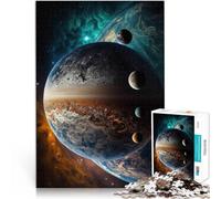 2000 Piece Jigsaws for Adults Puzzle Exoplanet Wolf Herausforderndes Spielspielzeug Künstlersammlung, Bildende Kunst70x100cm