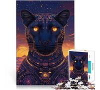 2000 Piece Jigsaws for Adults Puzzle Fantasy Black Panther Art Made of cardboard for ages 14 and over For Family Fun & Game Night Artists' Collection, Fine Arts。size：70x100cm/27.5x39.3inch