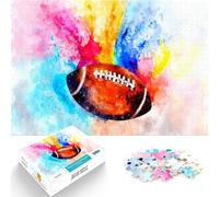 2000 Piece Jigsaws for Adults Puzzle Football Rugby Ball Handgeschwindigkeitswettbewerb Wohnkunstdekor70x100cm