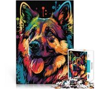 2000 Piece Jigsaws for Adults Puzzle German Shepherd Style 2 Hands-on-Spiel eignet sich ideal als Geschenk für die ganze Familie70x100cm