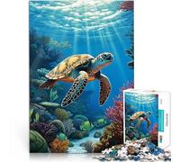 2000 Piece Jigsaws for Adults Puzzle Sea turtle aquarium Stressabbau-Spielzeug Verbessern Sie das Gedächtnis70x100cm