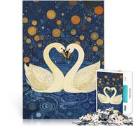 2000 Piece Jigsaws for Adults Puzzle Swans in Starry Night Schwierig Schwer Angebot als Geschenk für die ganze Familie70x100cm