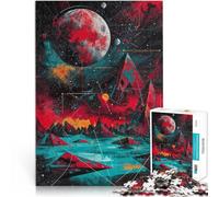 2000 Piece Jigsaws for Adults Red Eclipse Herausforderndes Spielspielzeug Angebot als Geschenk für die ganze Familie70x100cm