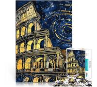2000 Piece Jigsaws for Adults Roma Colosseum by Night Sky Pädagogisches Familienspiel Eltern-Kind-Interaktion70x100cm