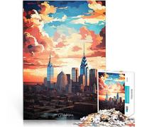 2000 Piece Jigsaws for teenagers Philadelphia Landscape Oil Painting Quizspiel Geeignet für die Schreibtischdekoration70x100cm