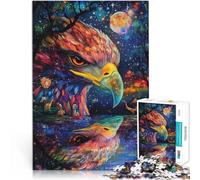 2000 Piece Jigsaws for teenagers Puzzle Color painting eagle Schwierig Schwer Verbessern Sie das Gedächtnis70x100cm