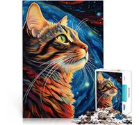 2000 Piece Jigsaws for teenagers Puzzle Cosmic Cat Dreams Quiz game 70x100cm Unique Home Decor and Gifts for Age 14+