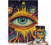 2000 Piece Jigsaws for teenagers Puzzle Cosmic Eye Painting Help the brain exercise addictive toys to cultivate patience 70x100cm Birthday Gifts for and Age 14