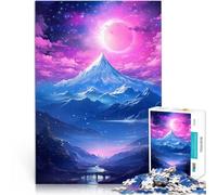 2000 Piece Jigsaws for teenagers Puzzle Japan Cherry Blossom Moon Lernspielzeug mit passendem Poster und Quizblatt70x100cm