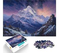 2000 Piece Jigsaws for teenagers Puzzle mountain with a beautiful night sky Familienspaß Kunstwerk Geschenk70x100cm