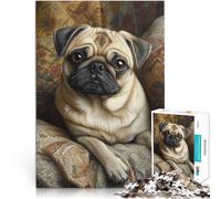2000 Piece Jigsaws for teenagers Puzzle Pug Portrait Games Toys Gift 70x100cm Enhance love between couples for Age 14