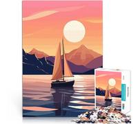 2000 Piece Jigsaws for teenagers Puzzle sailboat on the water Lustige Spiele Geburtstagsgeschenk, Geschenke70x100cm