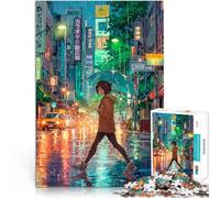 2000 Piece Jigsaws for teenagers Rainy Night in Tokyo Herausfordernd Schwierig Wunschliste mit dem Weihnachtsmann70x100cm