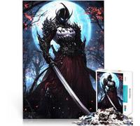 2000 Piece Jigsaws for teenagers Samurai in Fire Moonlight Analyse und Logik Heimdekoration Spielzeug70x100cm